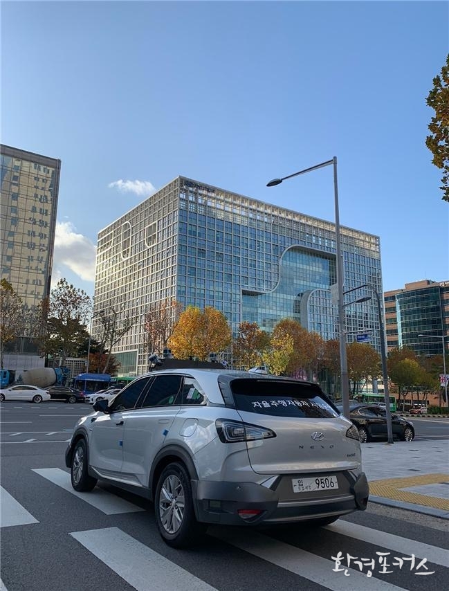 현대차 자율주행차량(수소전기차)