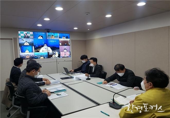 서울시, 자치구, 유관기관과 함께 강설‧강풍‧한파 대비 긴급 영상회의 실시(1.27, 오후 5시)