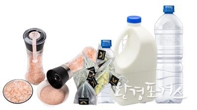 식품에 사용되는 플라스틱 제품들