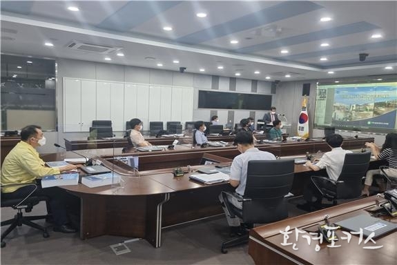 인천시 자연재해 담당 공무원 업무 연찬 사진(‘21.8.10)