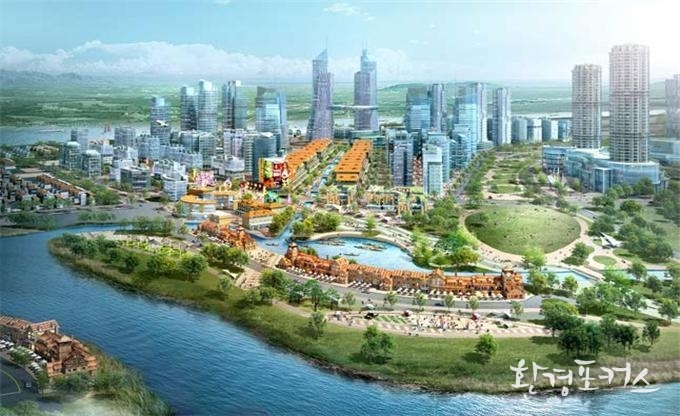 「2040 부산 공원녹지기본계획」에 반영될 에코델타시티 수변공원 조감도