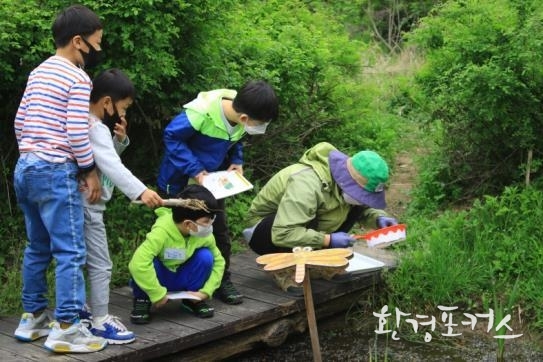 고덕수변생태공원 <산개구리가 알을 낳았어요>