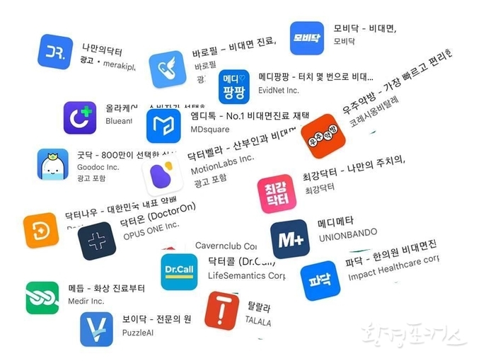 비대면진료 플랫폼 예시