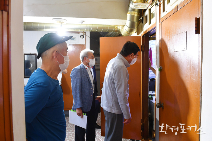 무더위 기승에 따른 폭염대비 취약계층 현장방문(동구 쪽방촌)