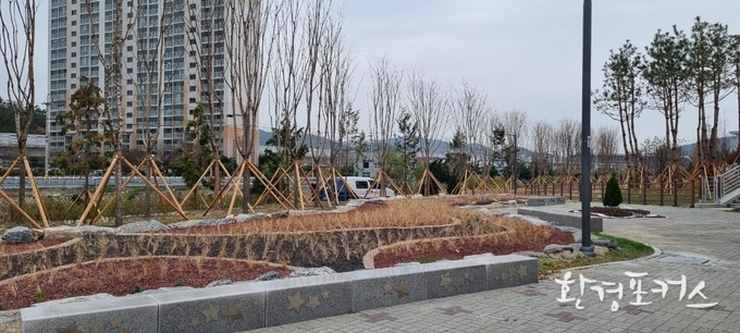 오시리아관광단지 미세먼지차단숲