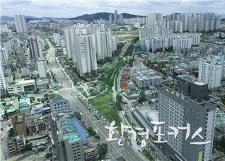 도시숲 조성사진 - 수인선 바람길 숲
