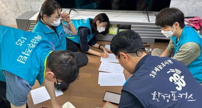 체납징수활동 참고사진