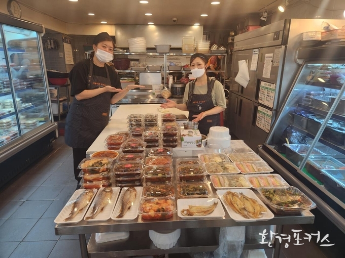 통시장 식품위생 우수업소 관련 사진 - 송현시장