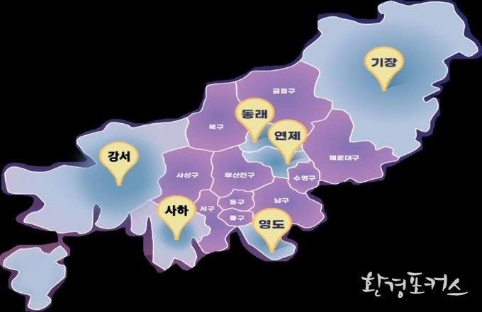 부산 달빛어린이병원 현황(위치도)