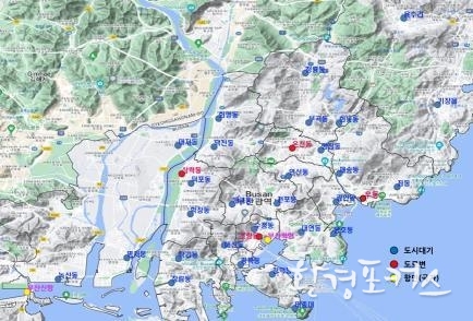 대기환경측정망 운영지점