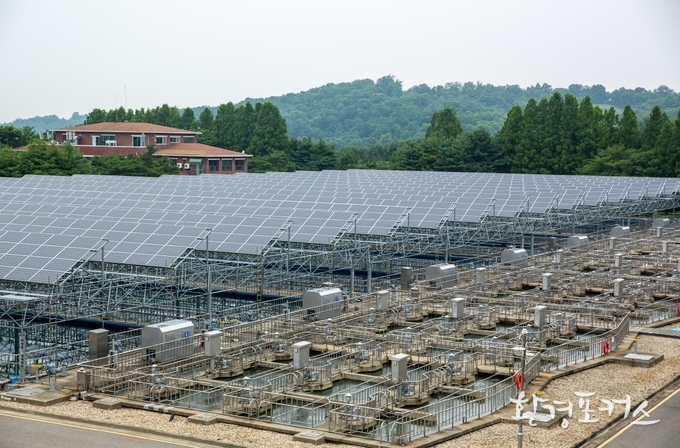 공촌정수장 수돗물 생산시설 전경