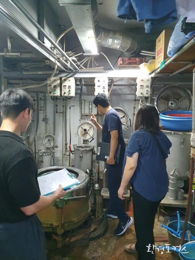 방지시설 정상작동 여부 점검
