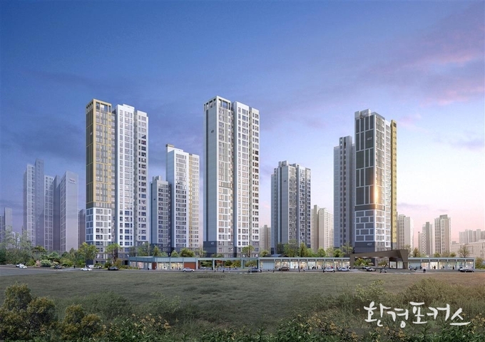 일광 통합공공임대주택 투시도