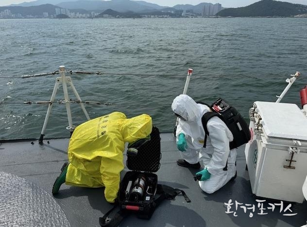 2024년 방사선 탐지 훈련관련 사진 - 해상 방사선탐지
