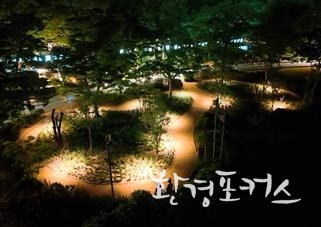 대표 야경사진 - 초청정원(비행사들의 정원, Aviators Garden)
