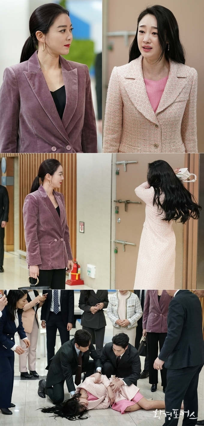 '미스 몬테크리스토' , 이소연에게 가방을 휘두르다 쓰러진 최여진!