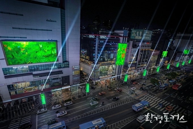 CGV, 강남대로에 새로운 미디어 플랫폼 ‘G-LIGHT’ 선보여