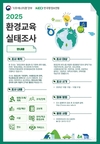 한국환경보전원, 4천4백여개 기관 대상 ‘2025년 환경교육 실태조사’