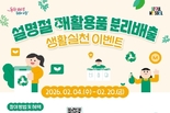 서울시, 명절기간 급증하는 쓰레기 줄이기 위해 <재활용품 분리배출 캠페인·설 선물 과대포장 집중단속> 추진