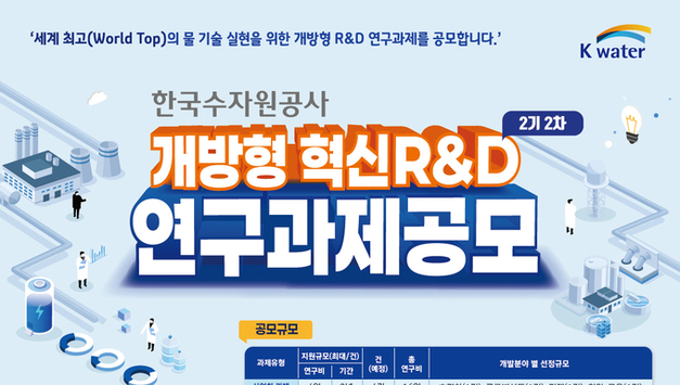 한국수자원공사, 미래 물기술 찾는다…최대 28억 지원 공모